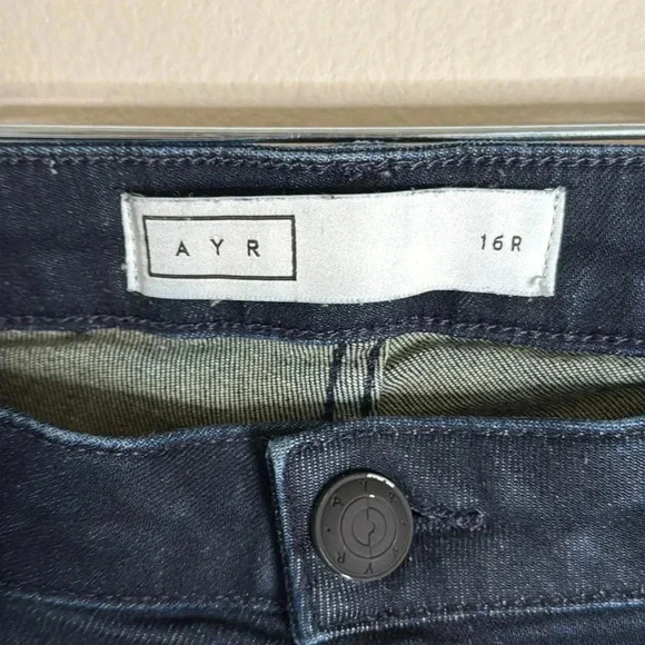 AYR Jac’s Jeans Dark Wash Skinny Size 16R - Picture 3 of 8